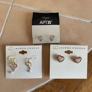Heart Earrings Bundle
